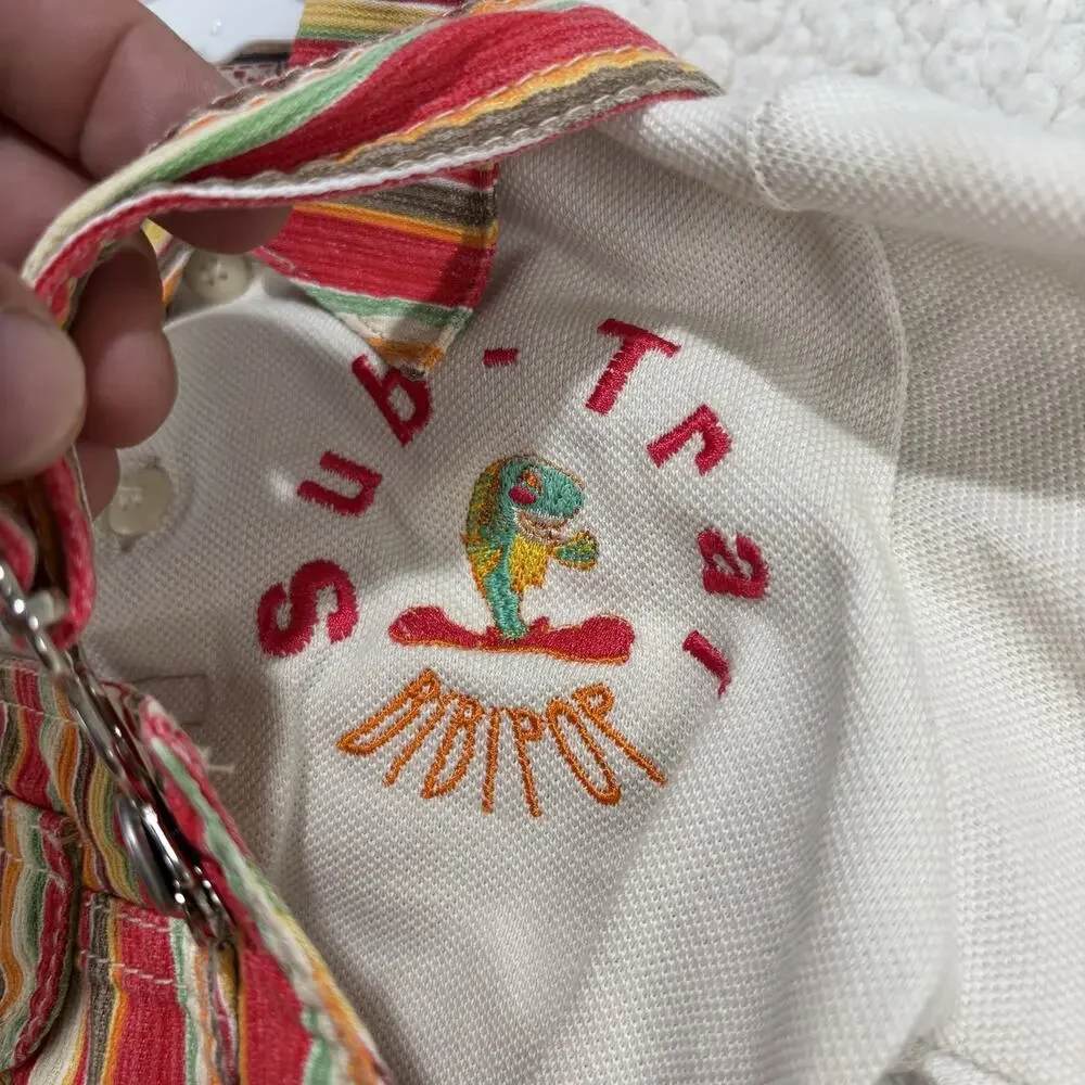 Vintage Striped‎ Hippie Boho Overalls Shortalls Set Flower Baby Girl 90s Y2K